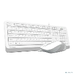 Комплект клавиатура+мышь A4Tech FStyler F1010 проводной, USB, 1600 DPI, белый/серый, фото16