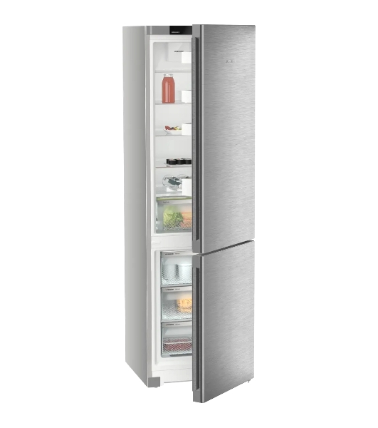 Холодильник Liebherr Pure CNsdc 5703-22 001 серебристый SmartSteel двухкамерный 266/94л морозилка снизу