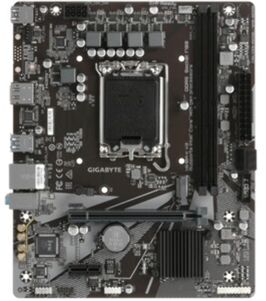 Материнская плата Gigabyte H610M K DDR4 V2.0, LGA 1700, Intel H610, 2xDDR4, 2xSATA, 1xM.2, 1xPCIe 4.0 x16, 1xPCIe x1, 1xHDMI, 1x 1Gb LAN, 2xUSB-A 3.2 Gen 1, 4xUSB-A 2.0, 3x 3.5 мм, 7.1, mATX