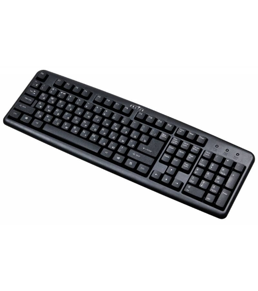 Клавиатура Oklick 100M HW3 проводная, USB Type-A, чёрный