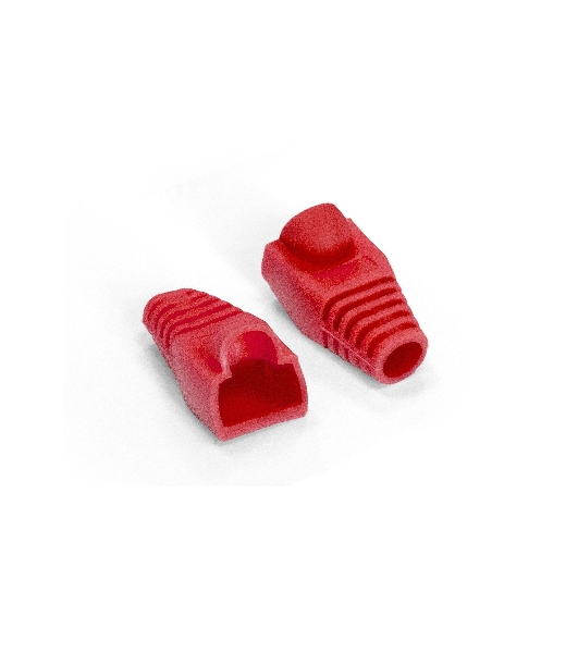 Колпачок ExeGate BC45-100-RD изолирующий для коннектора RJ-45, красный (100 шт)