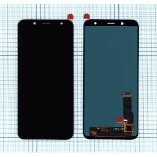 Дисплей для Samsung Galaxy A6 (2018) SM-A600F в сборе с тачскрином (OLED) черный