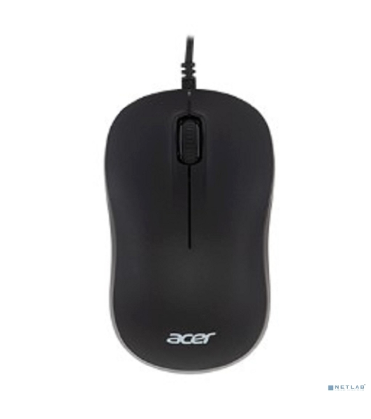 Мышь проводная Acer OMW140 черный, 1200 dpi, USB, кнопки - 3
