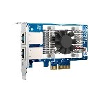 Сетевая карта QNAP QXG-10G2T Dual-port BASET 10GbE network expansion card; low-profile form factor; PCIe Gen3 x4, фото4
