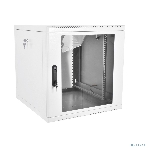 Шкаф телекоммуникационный настенный разборный 12U (600х650), съемные стенки, дверь стекло, фото21