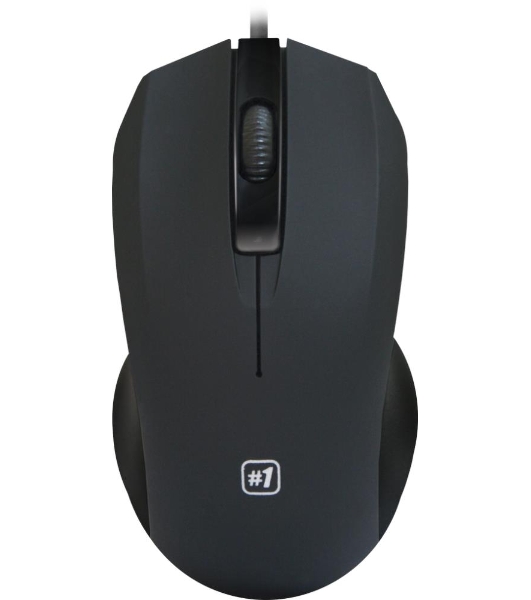 Мышь проводная Defender MM-310 черный, 1000 dpi, USB, кнопки - 3