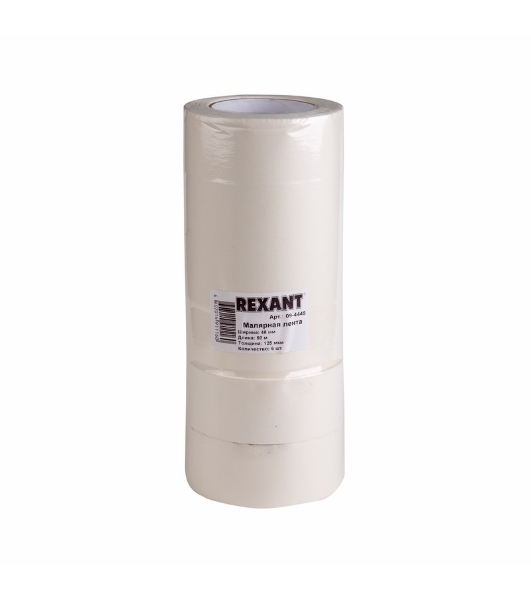 Малярная лента (крепп) Rexant 48 мм (рулон 50 м)