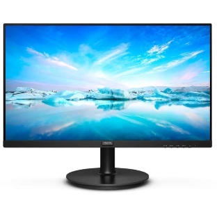 Монитор 21.5' Philips 222V8LA (00/01) VA 1920x1080, 75 Гц, 4 мс, 16:9, 250 кд/м2, 1xHDMI, 1xDP, 1xVGA, 1x3.5 мм, черный
