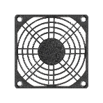 Решетка для вентилятора 80x80 ExeGate EG-080PSB (80x80 мм, пластиковая, квадратная, черная), фото3