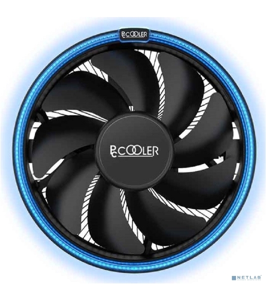 Кулер PCCooler E126MB черный 120мм алюминий 1800rpm 26.5db 4-pin 92W 70мм