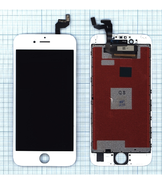 Дисплей Amperin для Apple iPhone 6S в сборе с тачскрином (IPS), белый