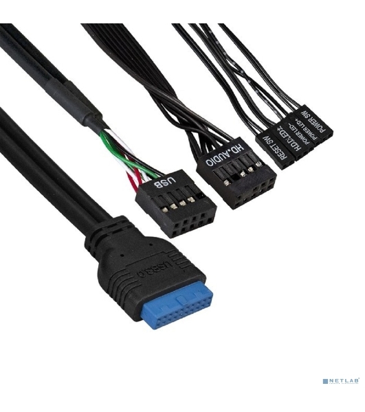 Компьютерный корпус Minitower ExeGate EX291148RUS BAA-105U2-01-AA500 (mATX, БП AA500 с вент. 8см, 2*USB+2*USB 3.0, аудио, черный)