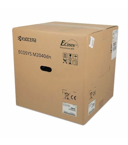 МФУ лазерное Kyocera Ecosys M2040dn (Азия) (1102S33AX0), A4, ч/б, печ. до 40 стр/мин., скан. до 40 стр/мин. (ч/б) 23 стр/мин. (цвет), 1200 x 1200 dpi (печать) 600x600dpi (скан.), USB, RJ-45 (старт.картр. TK-1178)