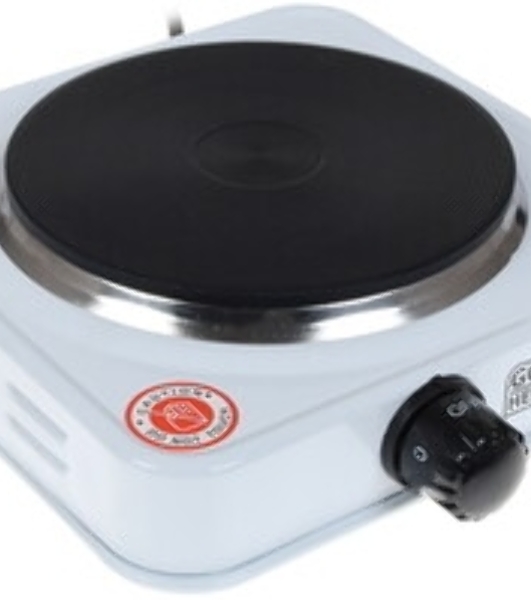 Плитка электрическая GOODHELPER ES-10P10, Вт 1000, блин- диаметр нарг. элемента 155 мм, 5- ступенчатый термостат