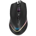 Мышь проводная AULA F805 черный, 6400 dpi, USB, кнопки - 7, фото3
