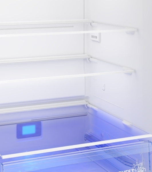 Холодильник Beko B3R1CNK363HW (R) белый двухкамерный 220/100л морозилка снизу, No Frost