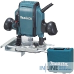 Фрезер Makita RP0900K 900Вт,27000об\м,ход-35мм,цанга-6\8мм,2.7кг,чем, фото3
