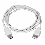 Кабель USB Rexant (шт. USB A - гн. USB A) 3 метра, серый, фото3