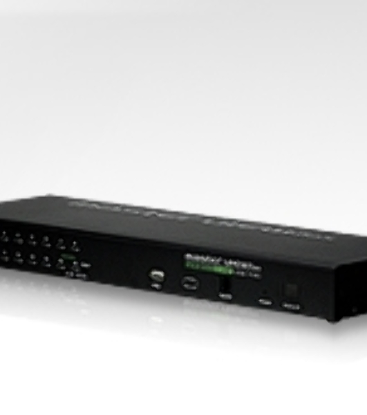 Переключатель KVM ATEN CS1716i-AT-G 16-портовый PS/2-USB KVM Over the NET переключатель c доступом c локального и удаленых рабочих мест.