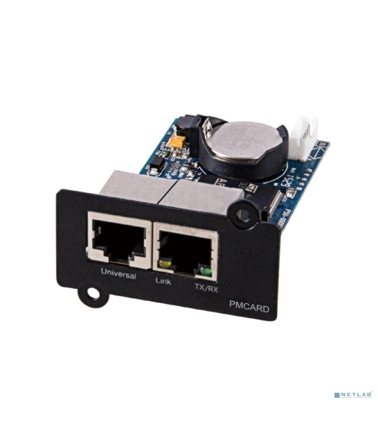SNMP карта CBR PMC-01R для удаленного управления по сети Ethernet c Русским интерфейсом, 2xRJ45, PowerMaster