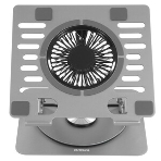 Подставка для ноутбука Digma D-NCP170-2x110RGb 18' 400x288x45мм 52дБ 2xUSB 2x 110ммFAN 1250г Fan-control металл/пластик черный, фото3