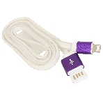 Кабель Gembird USB 2.0 Cablexpert AM/Lightning 8P, 1м, силиконовый шнур, разъемы фиолетовый металлик, пакет, фото2