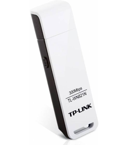 Сетевой адаптер TP-Link TL-WN821N Беспроводной USB адаптер 300 Мбит/с стандарта N