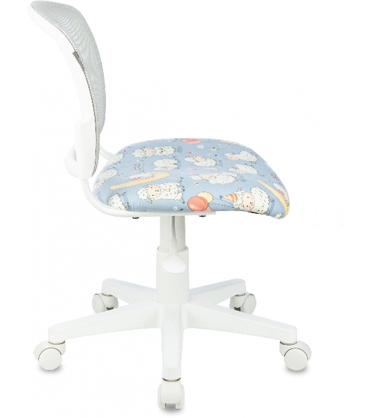 Кресло Бюрократ CH-W296NX TW-02 светло-серый, сетка, 120 кг