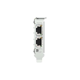 Сетевая карта QNAP QXG-10G2T Dual-port BASET 10GbE network expansion card; low-profile form factor; PCIe Gen3 x4