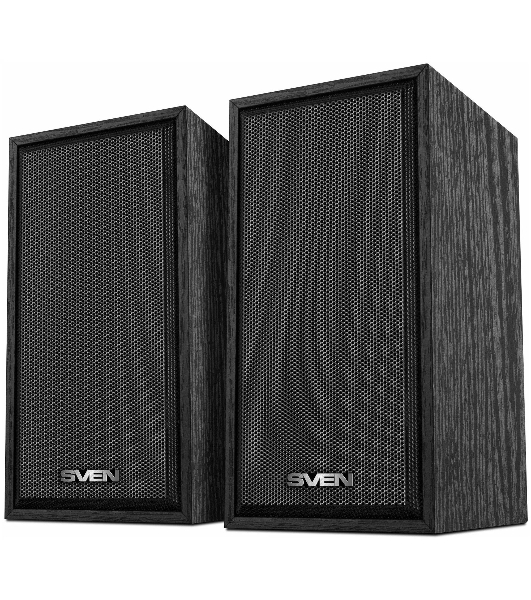 Акустическая система SVEN SPS-509 2.0 (2x3W, USB+БП) дерево, черный