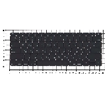 Клавиатура для ноутбука MacBook 12' A1534 2015+ Small Enter черная, фото3