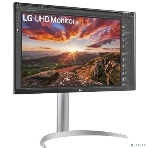 Монитор 27' LG UltraFine 27UP850K-W IPS 3840x2160, 60 Гц, 5 мс, 16:9, 400 кд/м², 2xHDMI 2.0, DP 1.4, USB-C, USB Hub (2x USB 3.0), 3.5 Jack, FreeSync, черный/серебристый, фото8