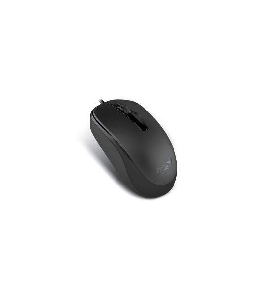 Мышь проводная Genius DX-120 черный, 1000 dpi, USB, кнопки - 3