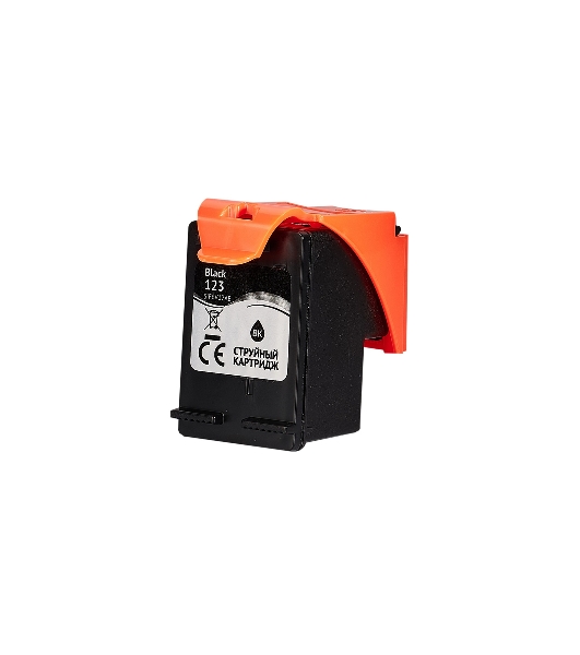 Картридж струйный Sakura F6V17AE (№123 Black) для HP, черный, 18 мл., 600 к.