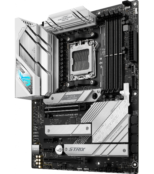 Материнская плата ASUS ROG STRIX B650-A GAMING WIFI, AM5, AMD B650, 4xDDR5, 4xSATA, 3xM.2, 1xPCIe 4.0 x16, 1xPCIe 4.0 x4, 1xHDMI, 1xDP, 1x 2.5Gb LAN, 3xUSB-A 3.2 Gen 2, 4xUSB 2.0, 5x3.5 мм, 7.1, Standard-ATX