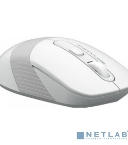 Мышь беспроводная A4Tech Fstyler FG10 белый/серый, 2000 dpi, радиоканал, USB, кнопки - 4