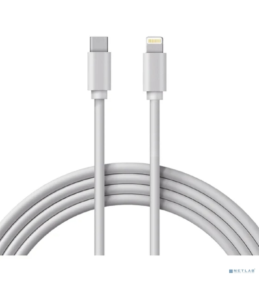 Кабель Rexant Type-C-Lightning 2.4 A, 1 м, белый ПВХ
