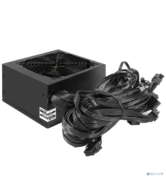 Блок питания ExeGate 750PPH-OEM (EX292343RUS-OEM), 750Вт, 80 PLUS Bronze, 120мм, черный