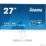 Монитор 27' Iiyama ProLite XUB2797QSN-W2 IPS 2560x1440, 100 Гц, 1 мс, 16:9, 300 кд/м², HDMI 2.0, DP 1.4, 3.5 Jack, USB-C (65 Вт), USB Hub (3x USB 3.0), Ethernet, динамики (2x2 Вт), Adaptive-Sync, белый, фото4