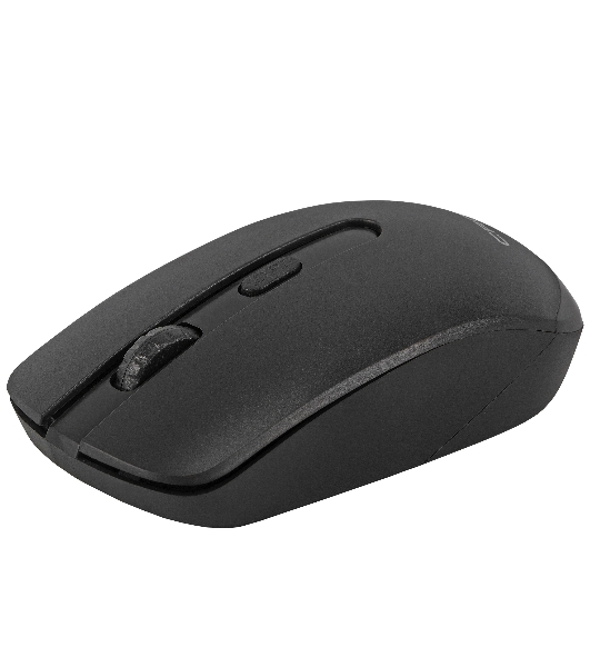 Мышь беспроводная Crown CMM-336W черный, 1600 dpi, радиоканал, USB, кнопки - 4