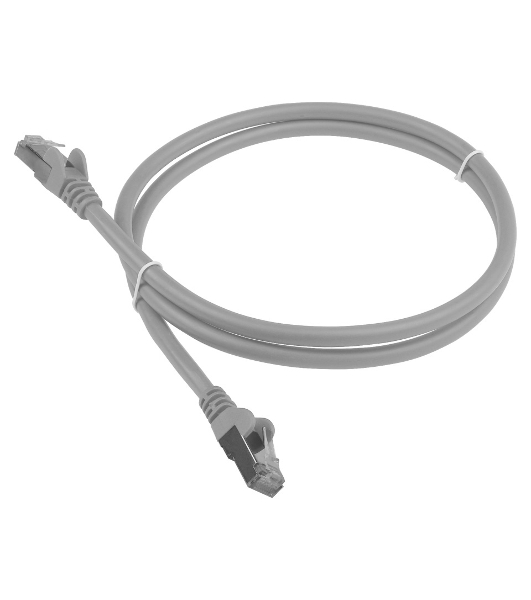 Патч-корд LANMASTER LSZH FTP cat.6, 1.5 м, серый