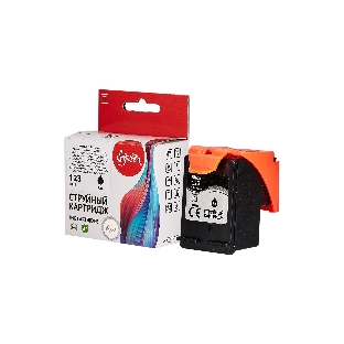 Картридж струйный Sakura F6V17AE (№123 Black) для HP, черный, 18 мл., 600 к.