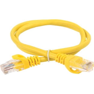 Патч-корд ITK Generica PC05-C5EU-3M-G U/UTP не экранированный RJ-45 вил.-вилка RJ-45 cat.5e 3м желтый ПВХ (уп.:1шт)