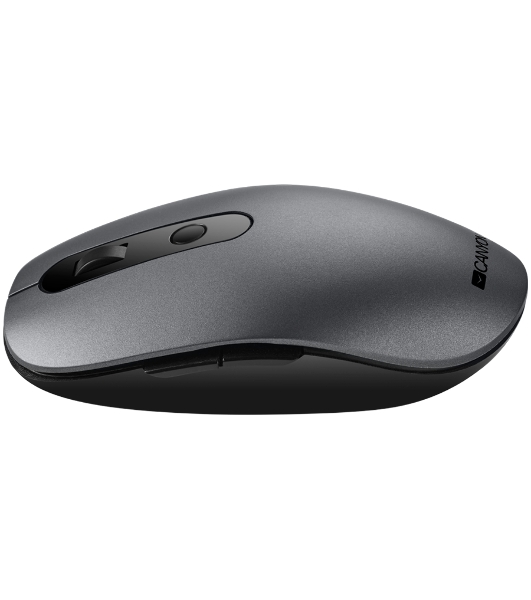 Мышь беспроводная Canyon MW-9 серый, 1600 dpi, радиоканал, Bluetooth, USB, кнопки - 6