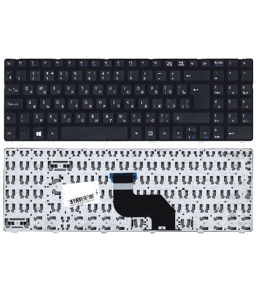 Клавиатура для ноутбука MSI CR640 CX640, черная c рамкой, большой (вертикальный) Enter
