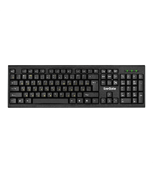 Комплект клавиатура+мышь ExeGate Professional Standard Combo MK170 проводной, USB, 1200 DPI, чёрный