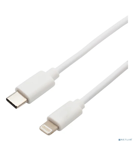 Кабель Rexant Type-C-Lightning 2.4 A, 1 м, белый ПВХ