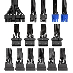 Блок питания серверный 600W ExeGate (ServerPRO-2U-600ADS) APFC, унив. для 2U, 24pin, 2*8pin, 3xSATA, 5xIDE, фото8