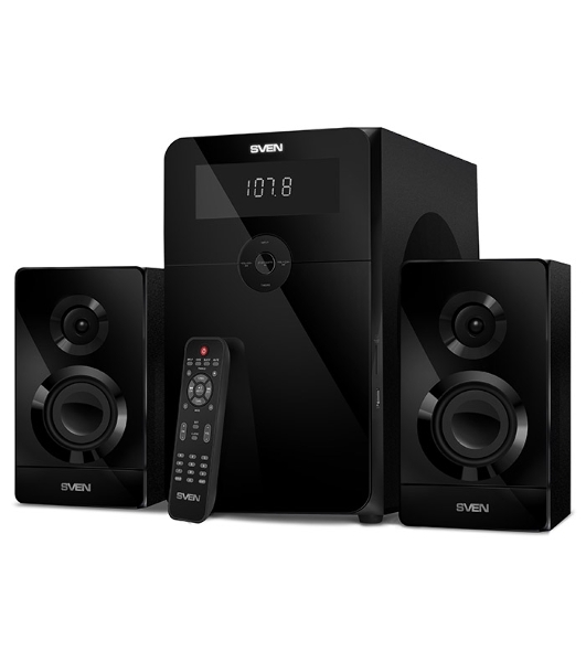 Акустическая система SVEN AC MS-2250, черный (80Вт, FM-тюнер, USB/SD, дисплей, ПДУ, Bluetooth)