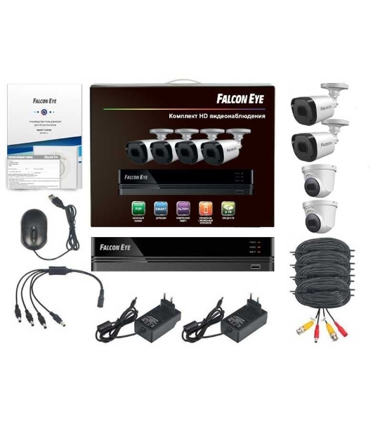 Комплект видеонаблюдения Falcon Eye FE-104MHD Офис Smart